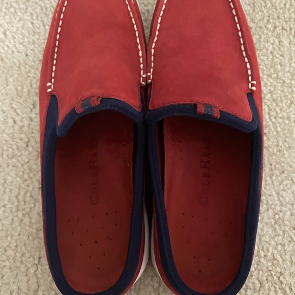 Cole Haan red, white and blue slides - Picture 3 of 10